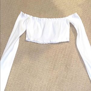 Long sleeve tube top